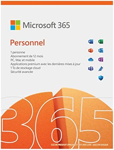 Microsoft 365 Personnel | Office 365 apps | 1 personne | 1 an
